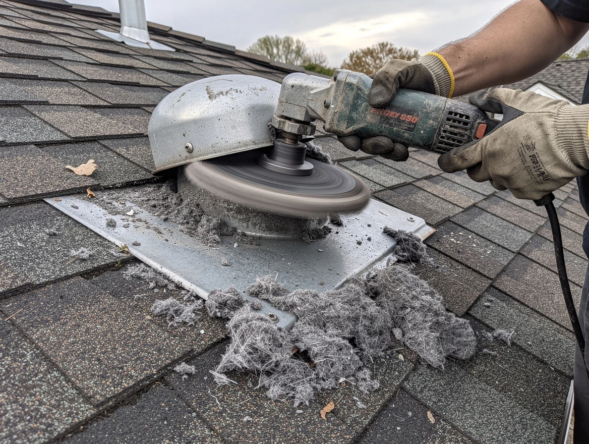 Expert roof dryer vent cleaning by Meadowbrook Dryer Vent Cleaning in Meadowbrook