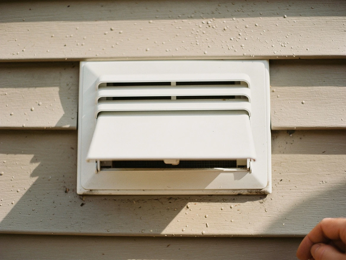 Meadowbrook Dryer Vent Cleaning technician performing professional exhaust vent cleaning at a residential property in Meadowbrook