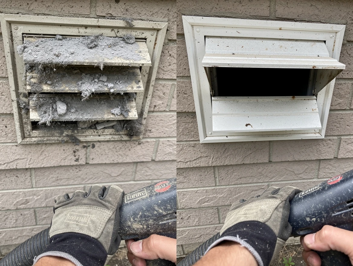 Professional dryer exhaust vent cleaning by Meadowbrook Dryer Vent Cleaning in Meadowbrook